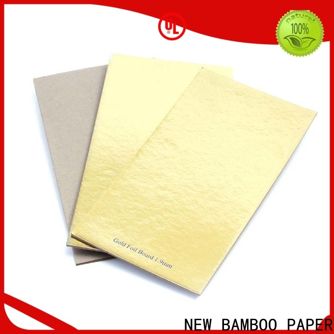 NEW BAMBOO PAPER gold cake board foil paper for wholesale for packaging