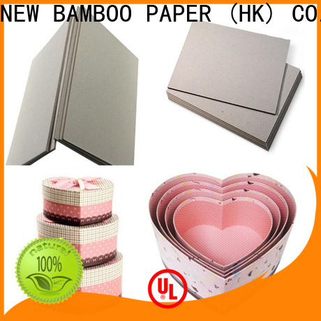 NEW BAMBOO PAPER chipboard carton gris 2mm free design for boxes