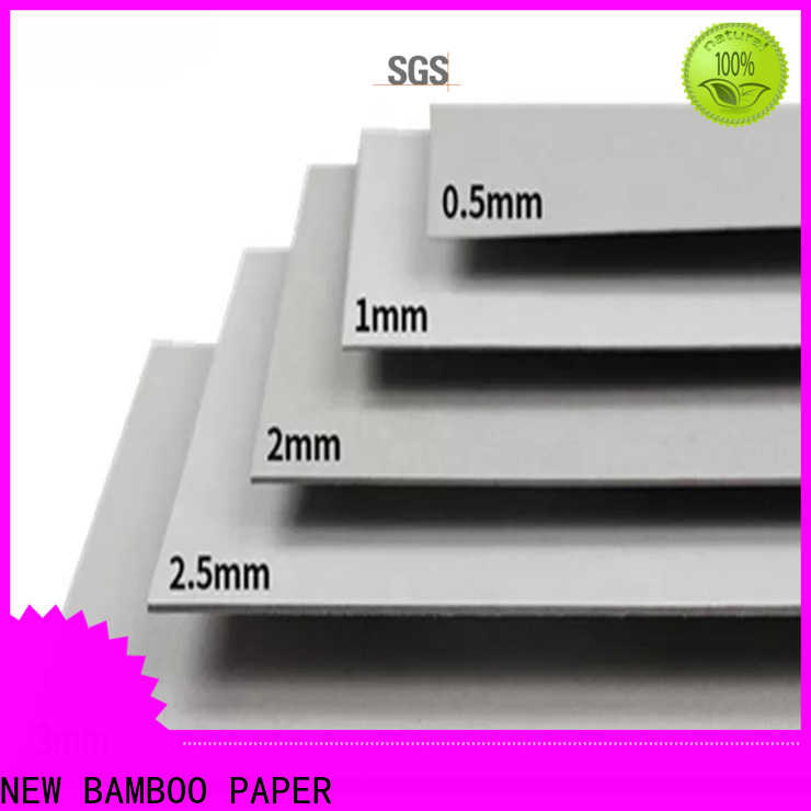 NEW BAMBOO PAPER good-package grey paperboard bulk production for shirt accessories