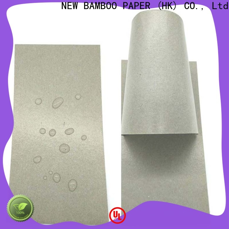 NEW BAMBOO PAPER high-quality pe coated paper sheet for trash cans