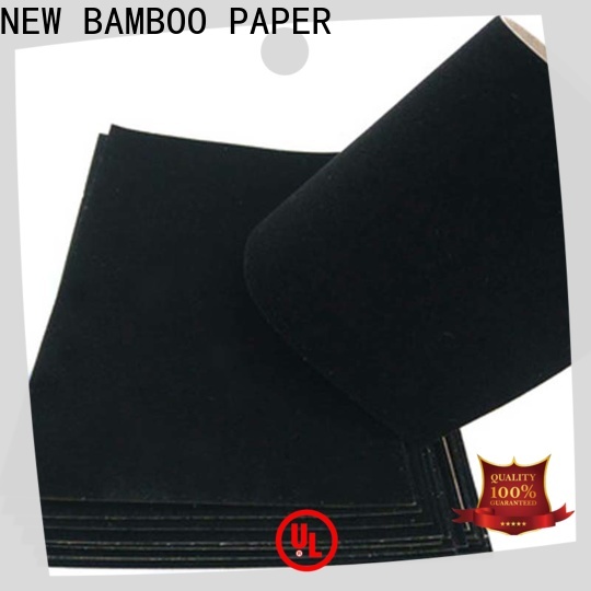 NEW BAMBOO PAPER hot-sale black flocking paper