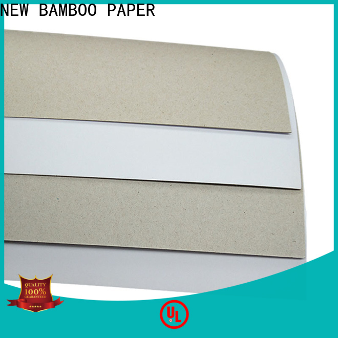 NEW BAMBOO PAPER back duplex board sizes free quote for box packaging