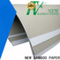 NEW BAMBOO PAPER coated duplex board gray back order now for printing industry