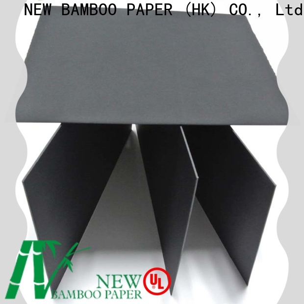 quality large sheets of black paper recycled bulk production for perfume boxes