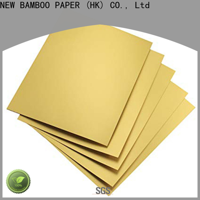 NEW BAMBOO PAPER nice gold cake boards bulk production for packaging