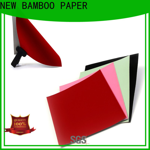 NEW BAMBOO PAPER excellent velvet cardboard sheets supplier for decoration