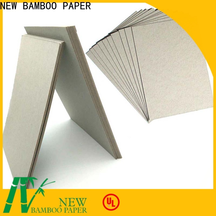 NEW BAMBOO PAPER solid grey chipboard at discount for hardcover books