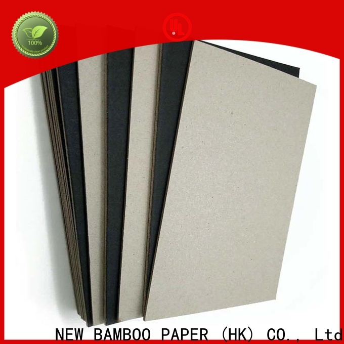 NEW BAMBOO PAPER c1s black chipboard sheets supplier for photo frame