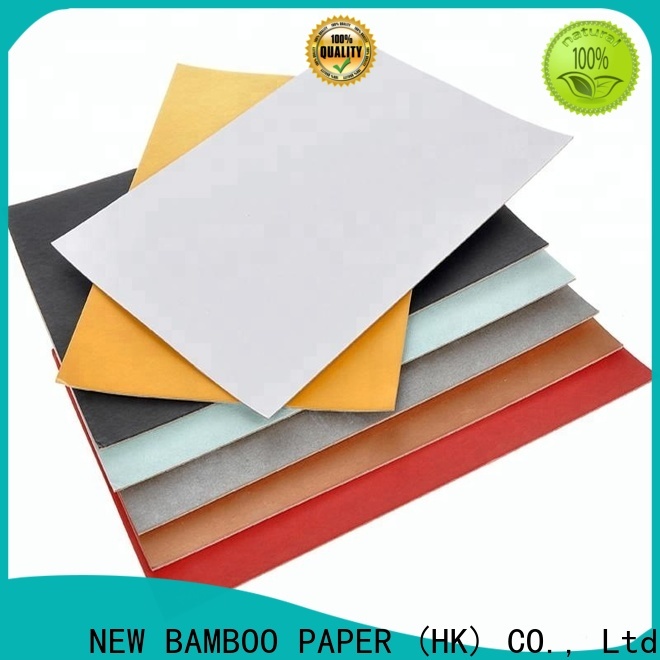 NEW BAMBOO PAPER side duplex board price free design for cereal boxes