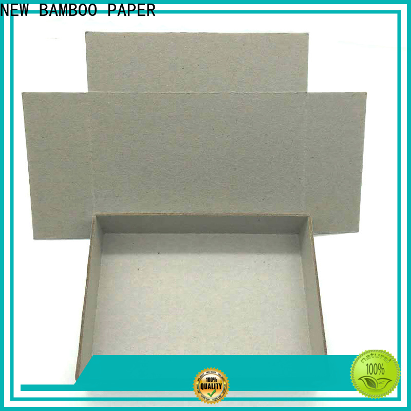 NEW BAMBOO PAPER superior grey cardboard sheets at discount for boxes