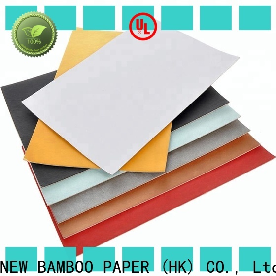 NEW BAMBOO PAPER white duplex board sizes free design for gift box binding