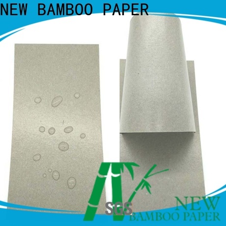 NEW BAMBOO PAPER side pe coated paperboard factory price for trash cans