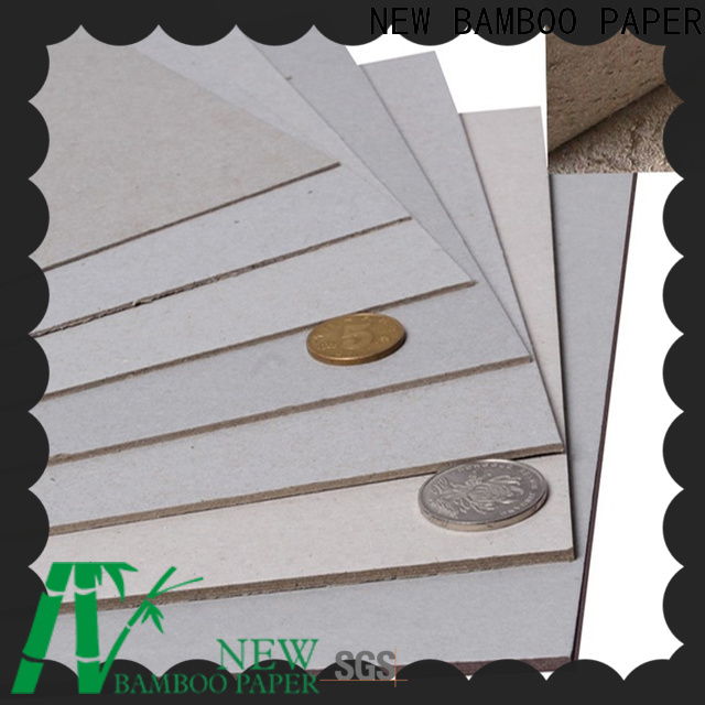 NEW BAMBOO PAPER best flat cardboard sheets bulk production for folder covers