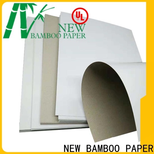 NEW BAMBOO PAPER back white duplex paper from manufacturer for printing industry