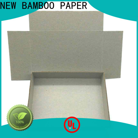 NEW BAMBOO PAPER grade hard paper board for wholesale for shirt accessories