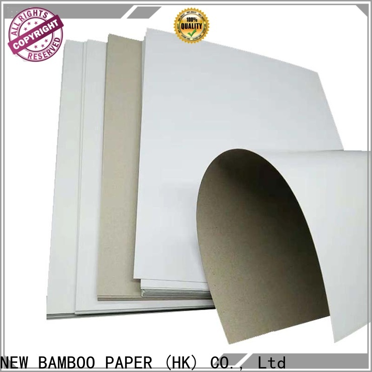 NEW BAMBOO PAPER side white paperboard free design for toothpaste boxes