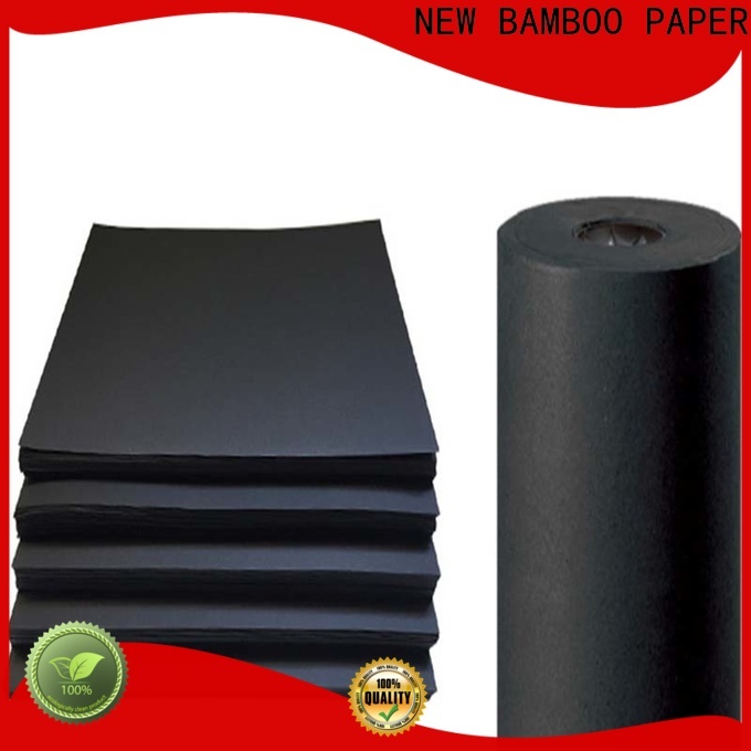 NEW BAMBOO PAPER laminated black cardboard bulk production for booking binding