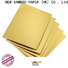 NEW BAMBOO PAPER high-quality metallic foil paper rolls bulk production for cake board