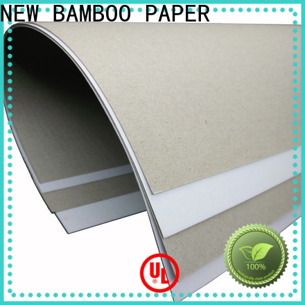 NEW BAMBOO PAPER new-arrival white cardboard paper price from manufacturer for cereal boxes