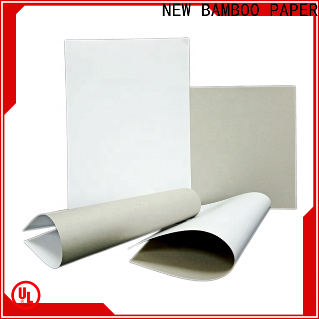 NEW BAMBOO PAPER duplex large white cardboard sheets bulk production for crafts