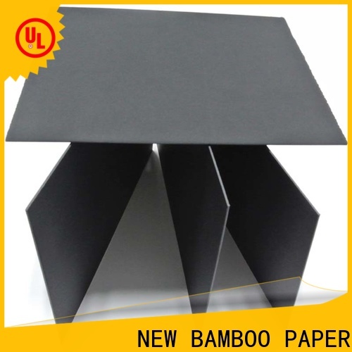 NEW BAMBOO PAPER fantastic  black paper board for wholesale for jewelry boxes