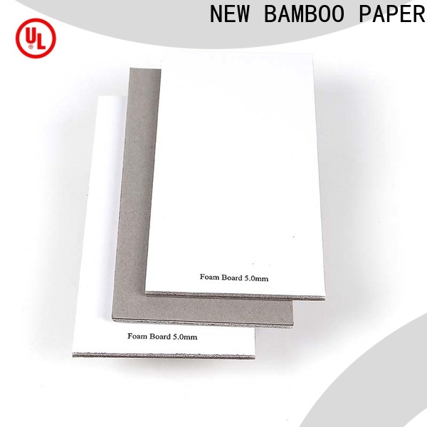 NEW BAMBOO PAPER solid foam grey board factory price for stationery