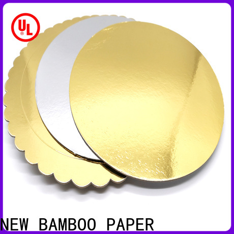 NEW BAMBOO PAPER good-package metallic foil board bulk production for dessert packaging