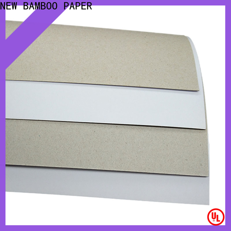 NEW BAMBOO PAPER top duplex grey board free quote for cloth boxes