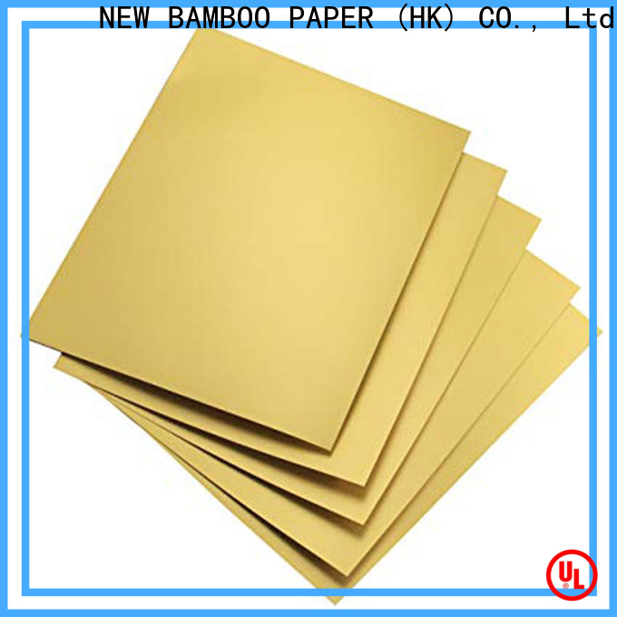 NEW BAMBOO PAPER hard metallic foil paper supply