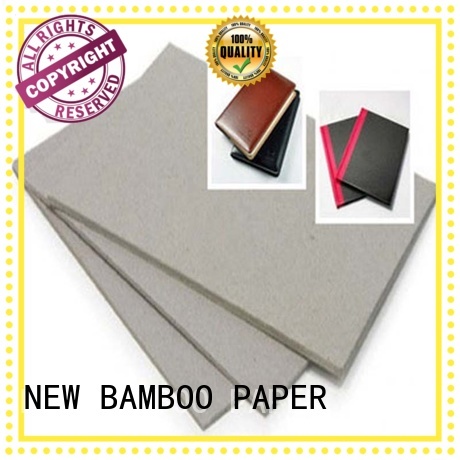 NEW BAMBOO PAPER degradable grey board thickness factory price for folder covers