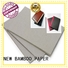 NEW BAMBOO PAPER degradable grey board thickness factory price for folder covers