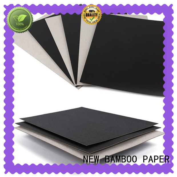 NEW BAMBOO PAPER inexpensive Painted black board factory for stationery