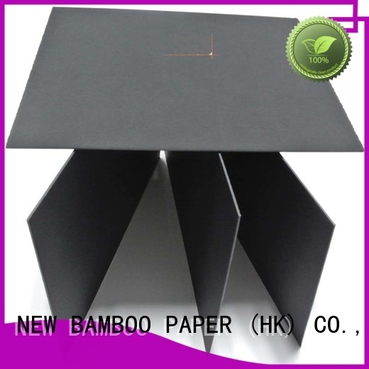 NEW BAMBOO PAPER electronics black paper board free design for jewelry boxes