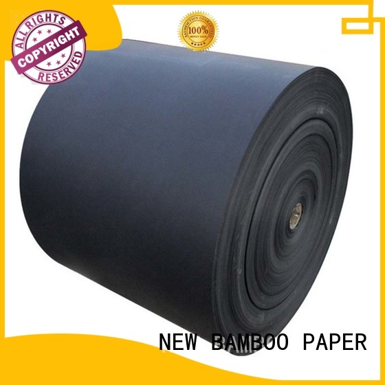 Single Side 110gsm-450gsm Black Paper Reels / Black Paper Board Sheets Standard Size