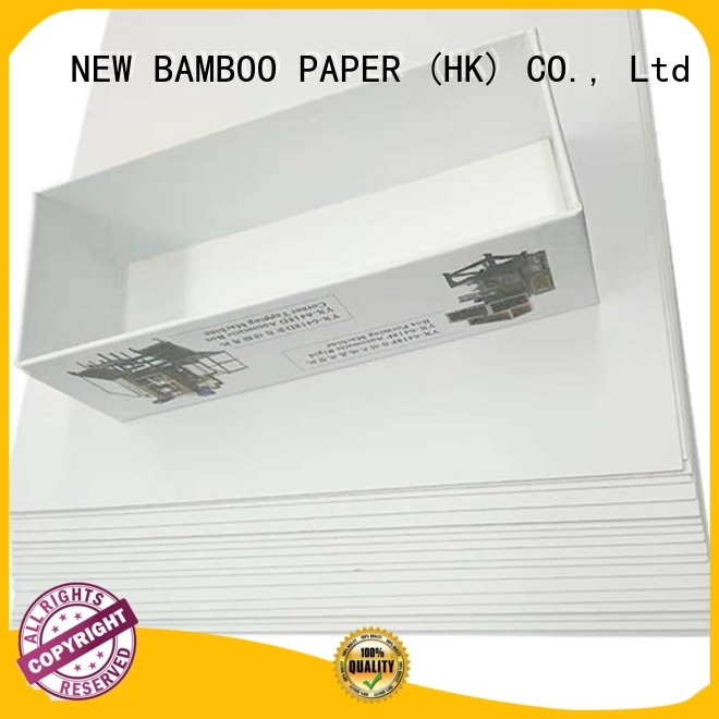 NEW BAMBOO PAPER back duplex board paper free design for crafts
