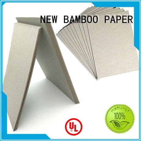 NEW BAMBOO PAPER coil gray chipboard from manufacturer for stationery