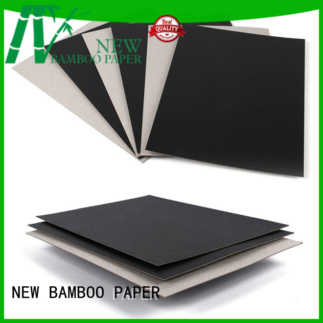 NEW BAMBOO PAPER side Painted black board producer for box materials