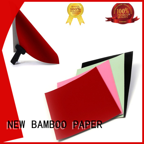 cardboard flocked paper wholesale supplier for gift box binding NEW BAMBOO PAPER