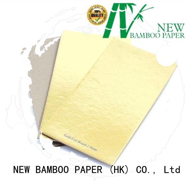 foil board printing back for stationery NEW BAMBOO PAPER