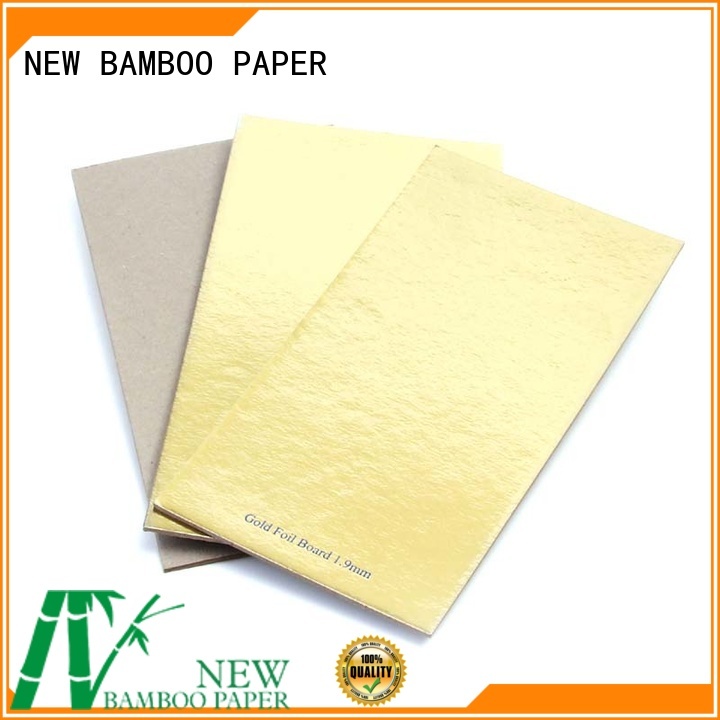 NEW BAMBOO PAPER grey cake boards gold bulk production for paper bags