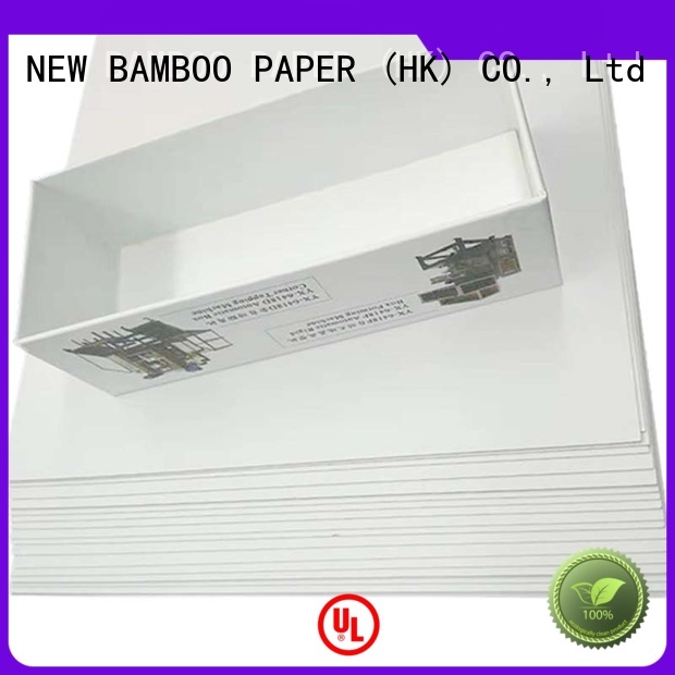 NEW BAMBOO PAPER roll coated duplex board with grey back order now for shoe boxes