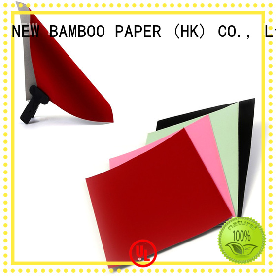 NEW BAMBOO PAPER usage velvet cardboard sheets  supply