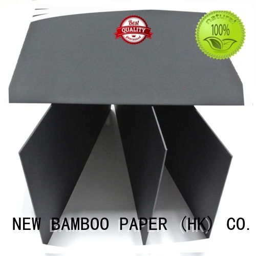 NEW BAMBOO PAPER electronics black paper board factory price for silk printing
