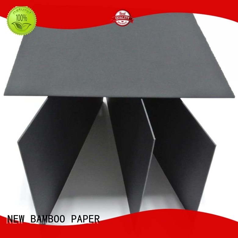 sturdy black board waste for gift boxes NEW BAMBOO PAPER