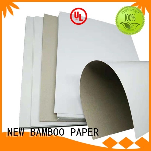 NEW BAMBOO PAPER mixed coated duplex board with grey back bulk production for toothpaste boxes