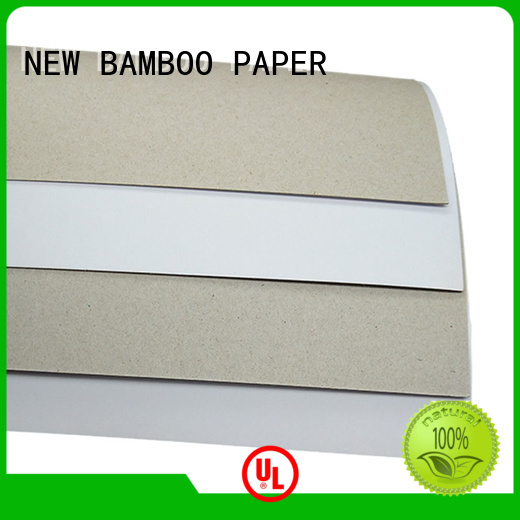 NEW BAMBOO PAPER back coated duplex board free quote for shoe boxes