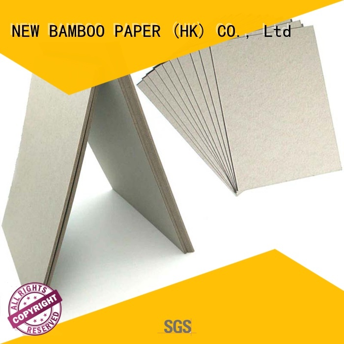 NEW BAMBOO PAPER fine- quality grey paper board factory price for packaging