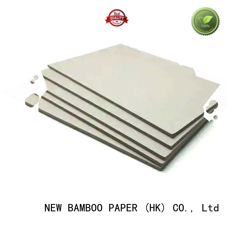 NEW BAMBOO PAPER paperboard grey cardboard sheets for wholesale for folder covers