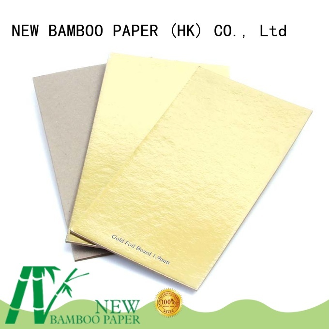 NEW BAMBOO PAPER good-package metallic silver poster board free quote for bread packaging