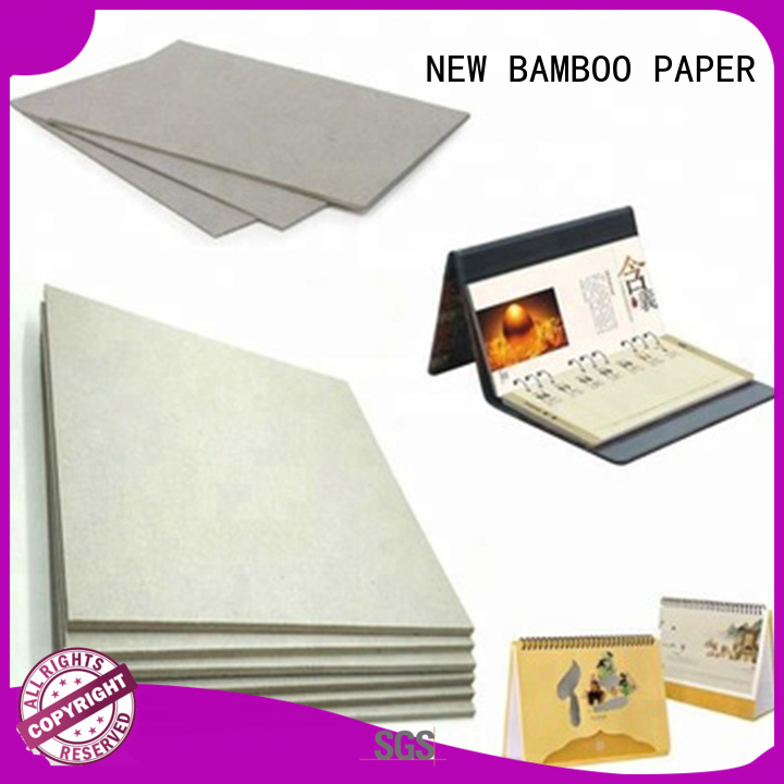 NEW BAMBOO PAPER degradable grey paperboard from manufacturer for T-shirt inserts